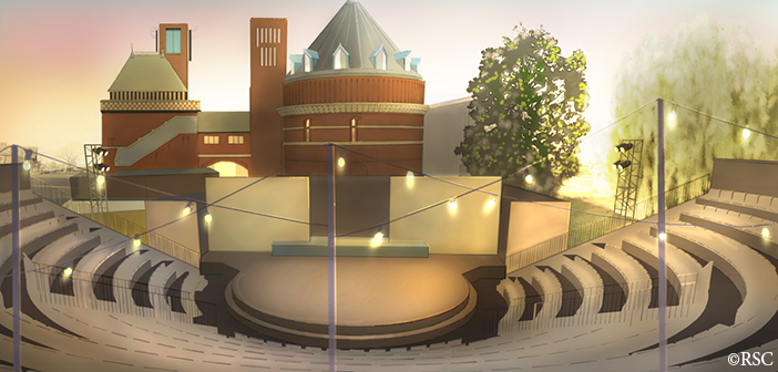 A visualisation of the Lydia & Manfred Gorvy Garden Theatre, designed by Andy Williams. ©RSC