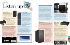 Audio innovations feature opening spread