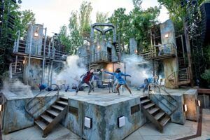 Performance of Noughts and Crosses at Regent's Park Open Air Theatre, London
